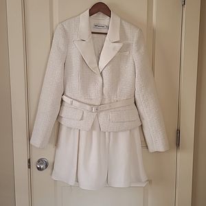 Self Portrait Tweed Jacket Dress